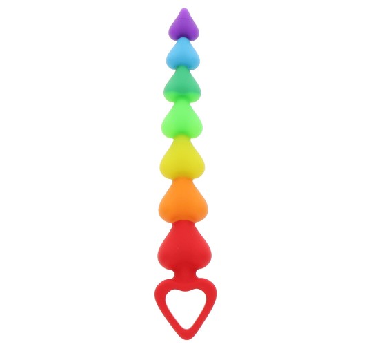 Rainbow Heart Beads Rainbow